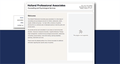 Desktop Screenshot of hollandprofessionalassociates.com