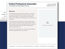 Tablet Screenshot of hollandprofessionalassociates.com